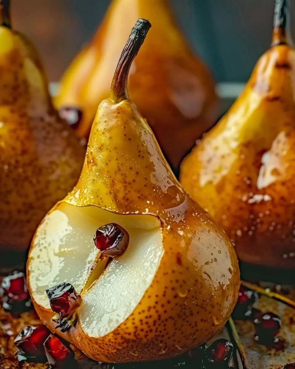 Baked Pears with Turkey Bacon: A Sweet and Savory Delight