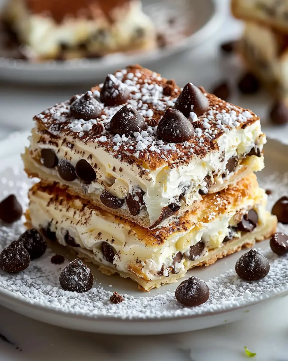 Classic Cannoli Squares: Easy Indulgence for Homemade Desserts