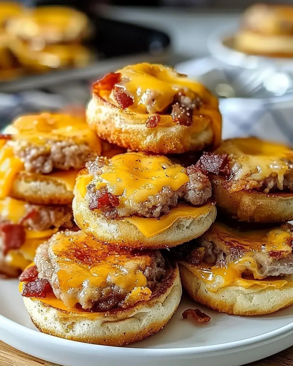 McGriddle Bites: Easy Turkey Bacon and Chicken Ham Delights