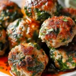 Spinach Garlic Meatballs Recipe
