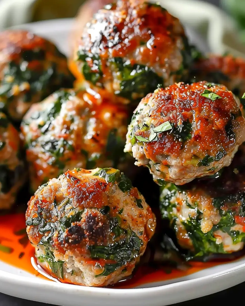 Spinach Garlic Meatballs Recipe: Easy and Flavorful Family Dinner