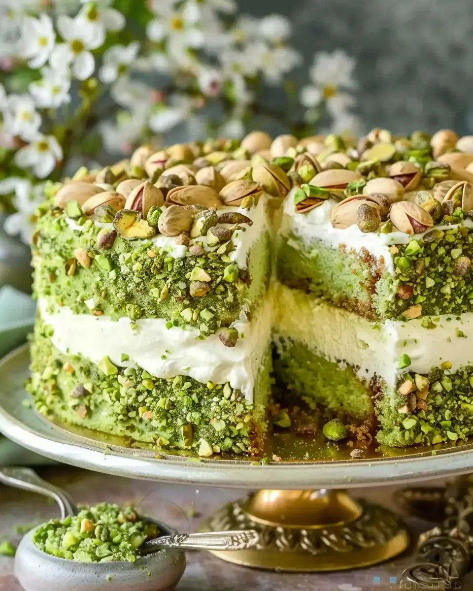 Pistachio Mascarpone Layer Cake: The Best Indulgent Delight