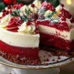 Christmas Red Velvet Cheesecake Recipe