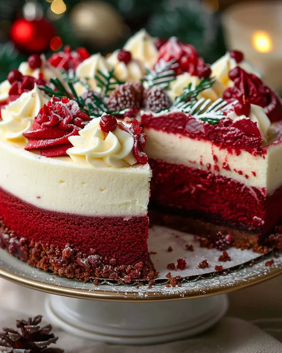 Christmas Red Velvet Cheesecake: The Best Indulgent Dessert Recipe