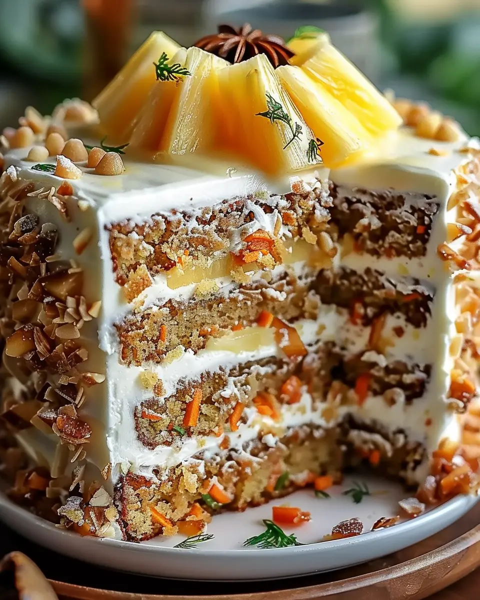 Christmas Hawaiian Carrot Pineapple Cake: The Best Festive Delight
