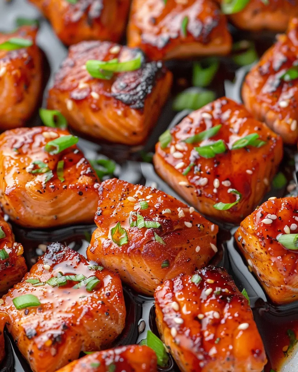 Honey Garlic Salmon Bites: Easy Appetizer for Home Cooks