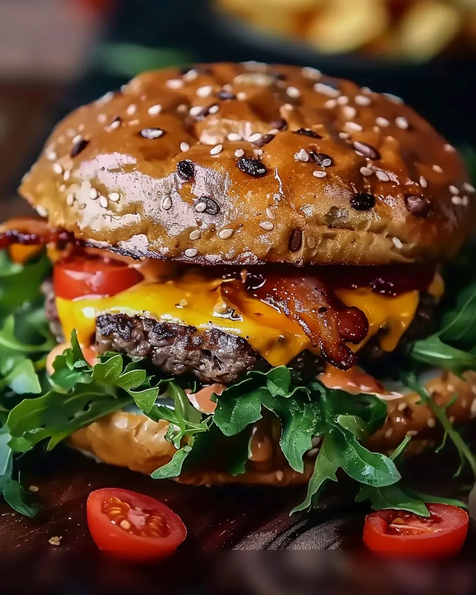 Crack Burgers: Indulgent Turkey Bacon and Chicken Ham Delight