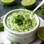 Creamy Garlic Lime Cilantro Sauce