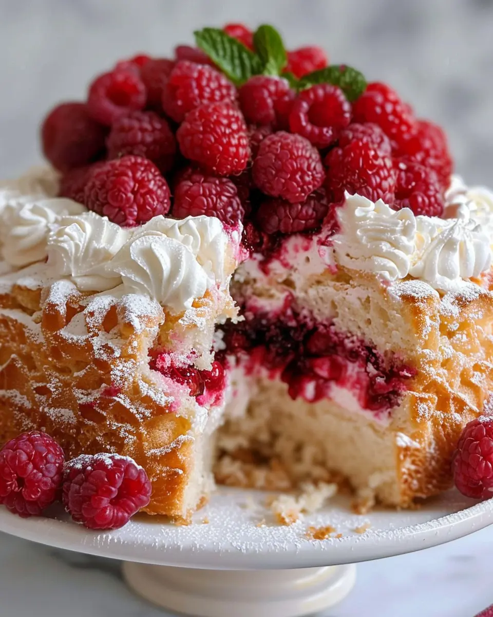 Raspberry Angel Food Cake: The Best Light Dessert You’ll Love