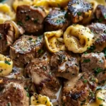 Cracked Garlic Steak Tortellini
