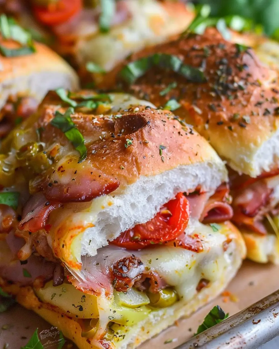 Hot Italian Sub Sliders: Easy and Indulgent Delight for Everyone