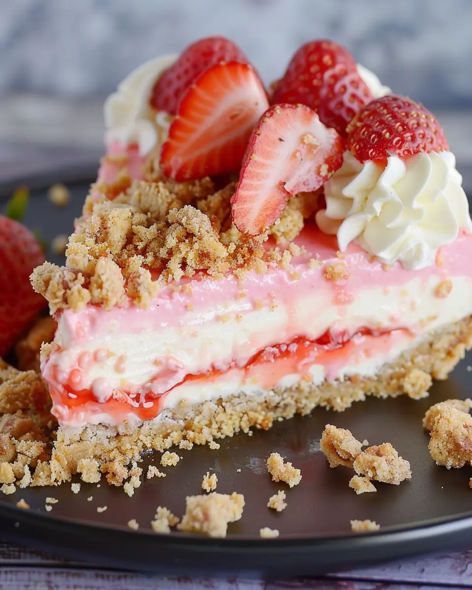 Strawberry Crunch Cheesecake: The Best Homemade Indulgence