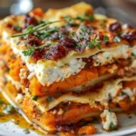 Layered Sweet Potato Butternut Squash Carrot Lasagna Recipe