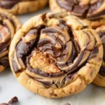 Peanut Butter Brownie Swirl Cookies