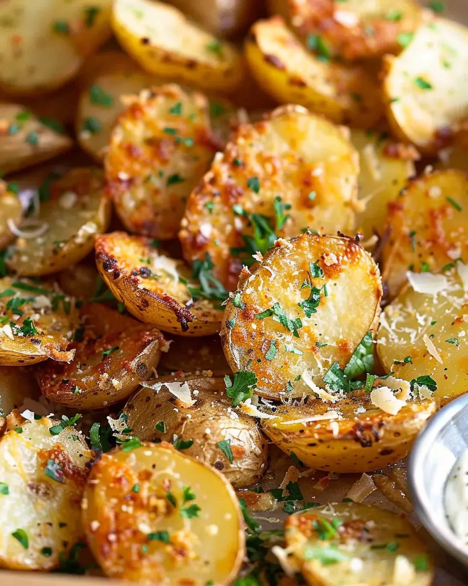 Parmesan Roasted Potatoes: Easy &amp; Irresistibly Crispy Delight