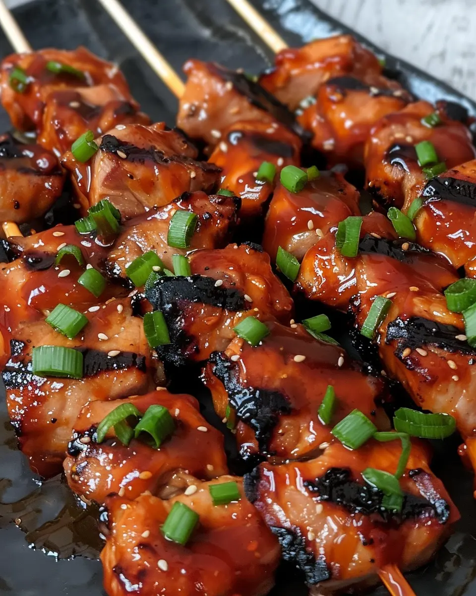 bbq pork skewers: the best juicy recipe for summer grilling