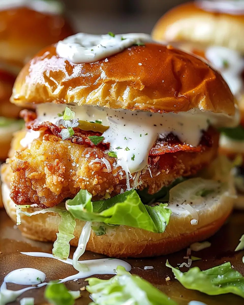 Crispy Chicken Caesar Sandwich with Turkey Bacon: A Flavorful Twist