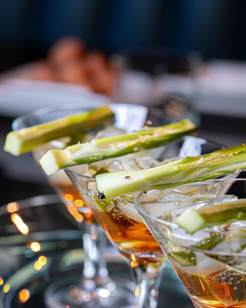 Martini Sticks: Easy Turkey Bacon and Chicken Ham Appetizer