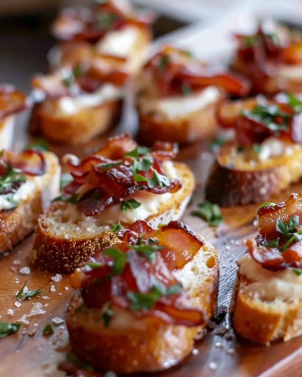 Million Dollar Turkey Bacon Crostini: An Indulgent Delight