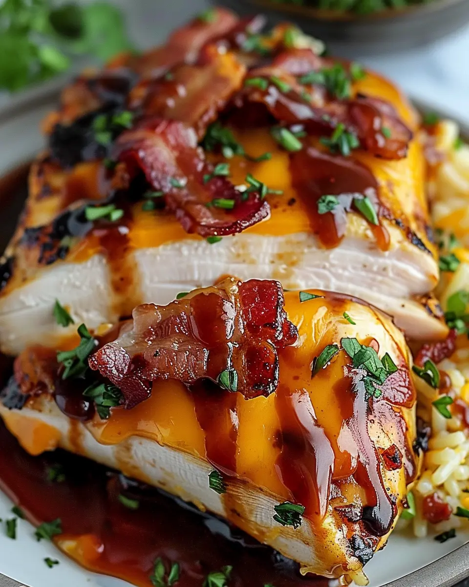 Cowboy BBQ Turkey Bacon Cheddar Chicken: A Juicy Delight