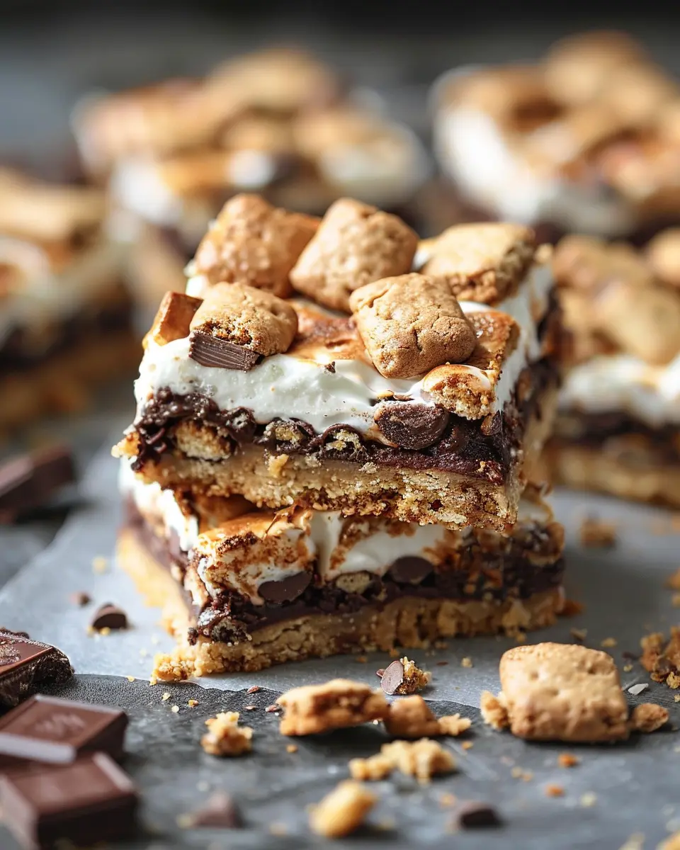 S’mores Cookie Bars: Indulgent Treat for Every Sweet Tooth