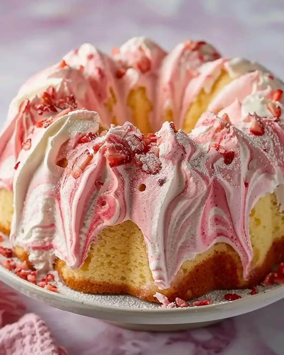 Strawberry Milkshake Pound Cake: The Sweetest Indulgence Ever