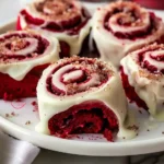Heavenly Red Velvet Cinnamon Rolls