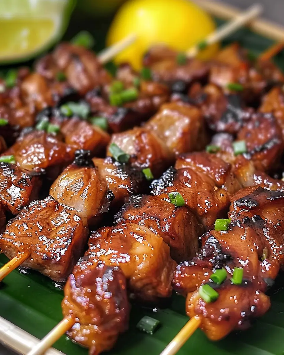 Savory Filipino Pork Barbecue Skewers: A Juicy Backyard Treat