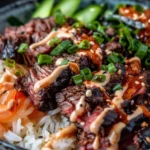 Korean BBQ Steak Rice Bowls