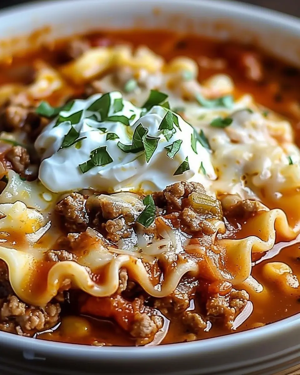 Slow Cooker Lasagna Soup: Indulgent Comfort Food Made Easy