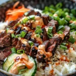 Korean BBQ Steak Rice Bowls