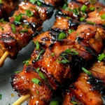 BBQ Pork Skewers