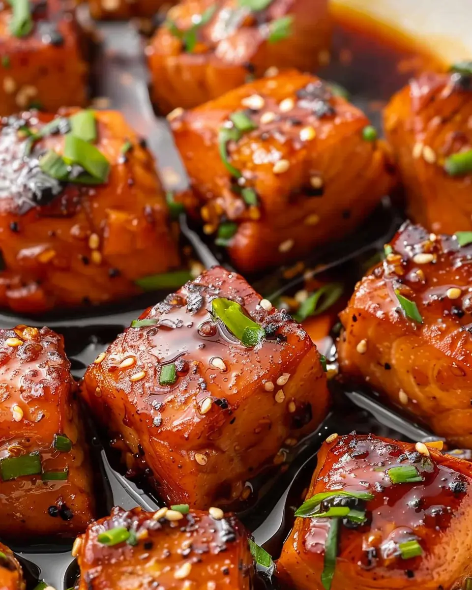 Honey Garlic Salmon Bites: Easy Appetizer for Any Occasion