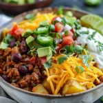 Loaded Potato Taco Bowl