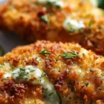 Crispy Dill Pickle Parmesan Chicken
