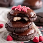 Valentine Ganache Cookies