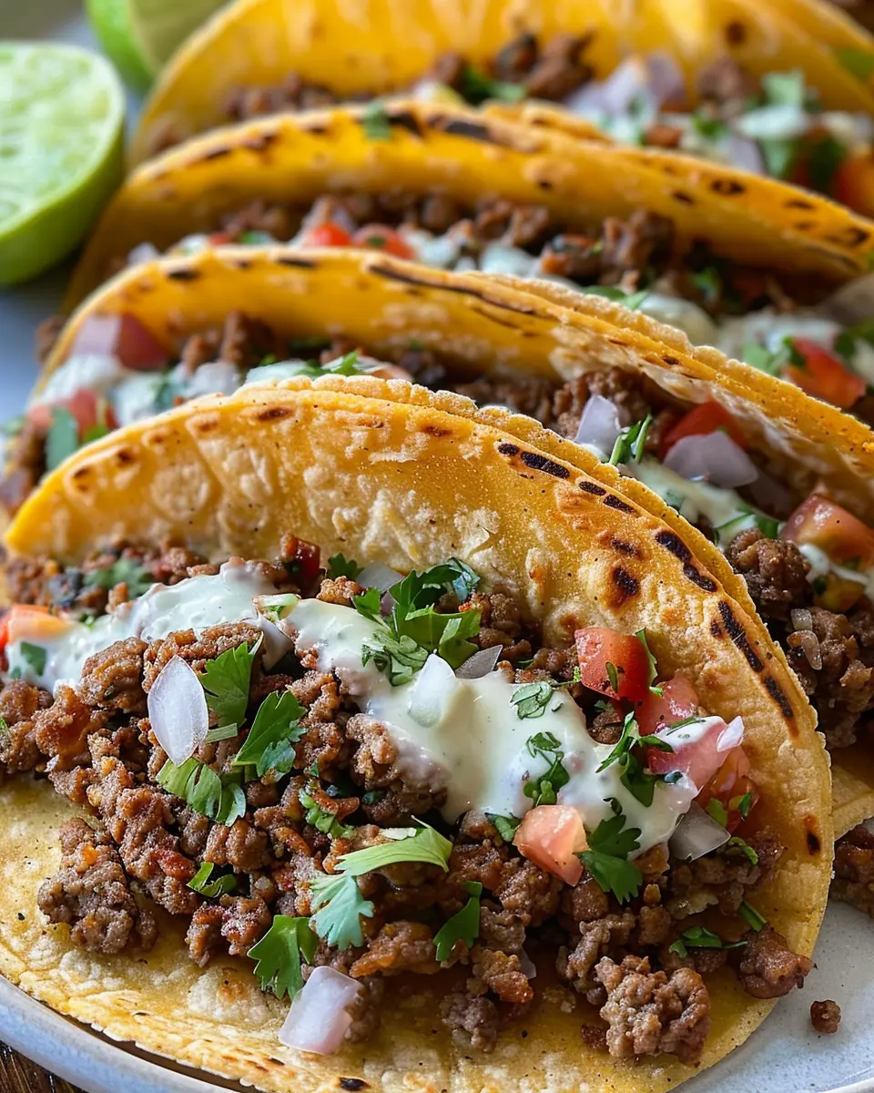 Crispy Ground Beef Tacos: Easy Flavor-Packed Comfort Food