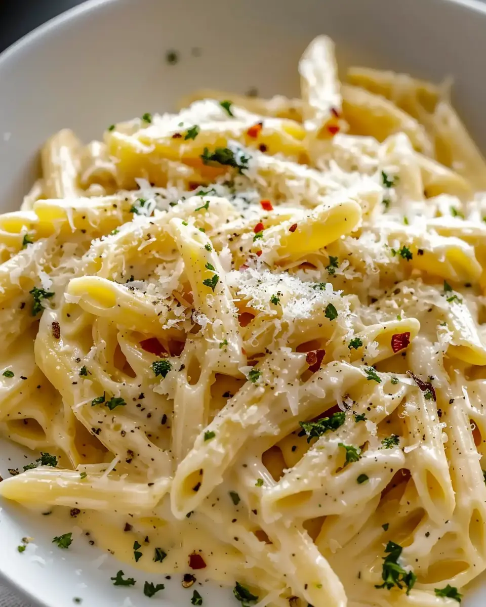 One Pot Creamy Garlic Pasta with Turkey Bacon: A Delightful Dish