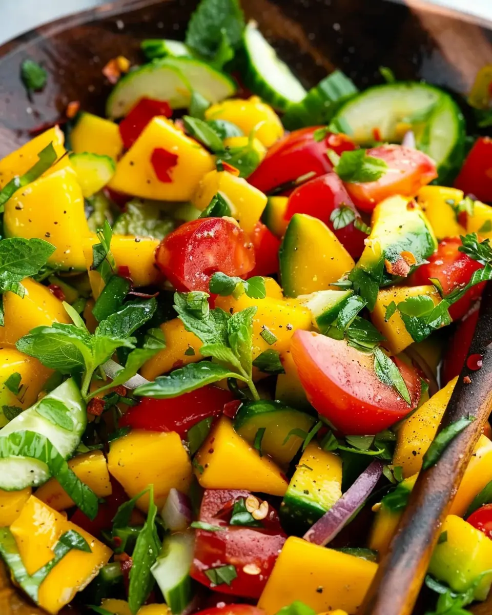 Healthy Mango Salad: A Refreshing Twist for Your Summer BBQ