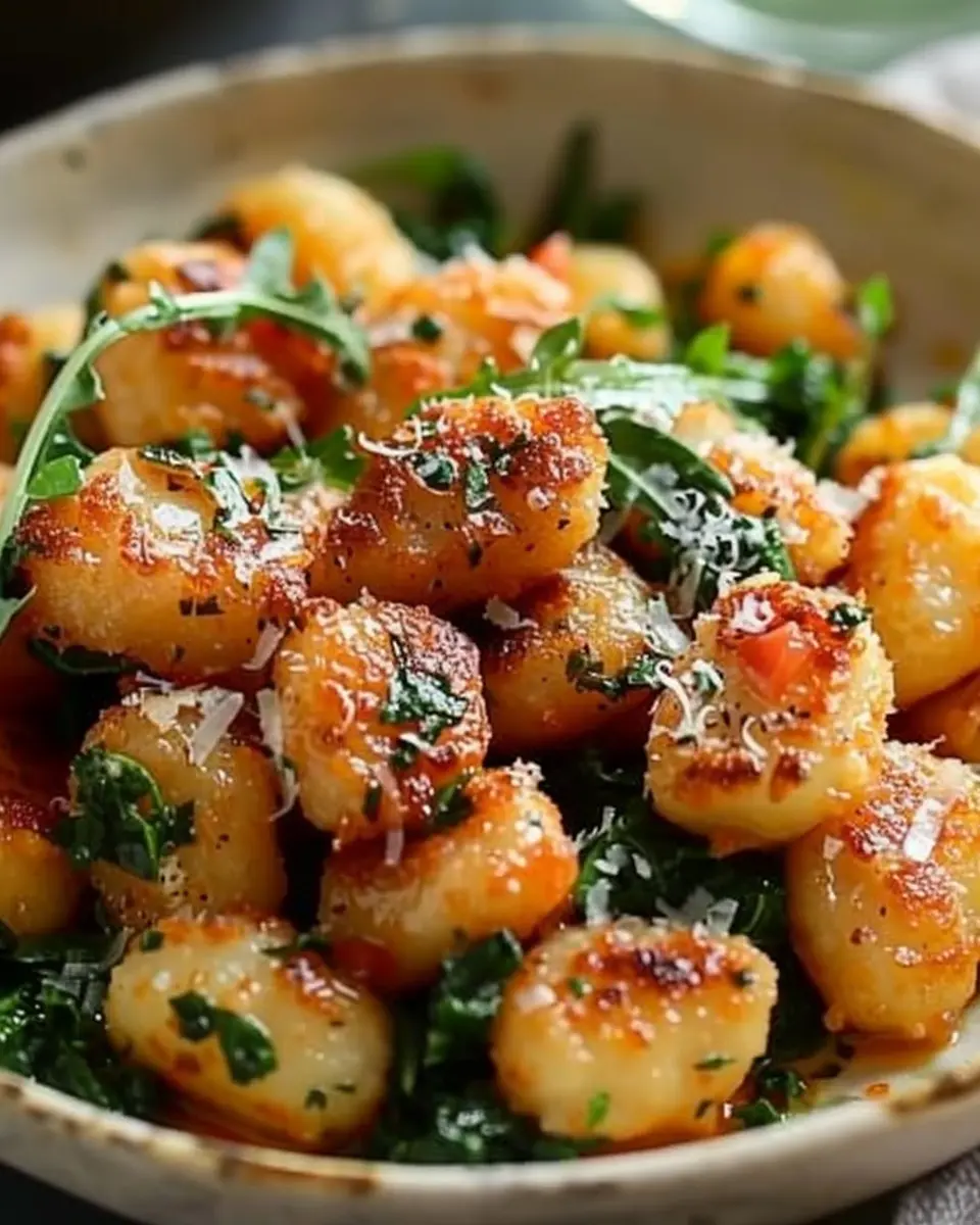 Crispy Gnocchi with Turkey Bacon and Fresh Herbs for Comfort