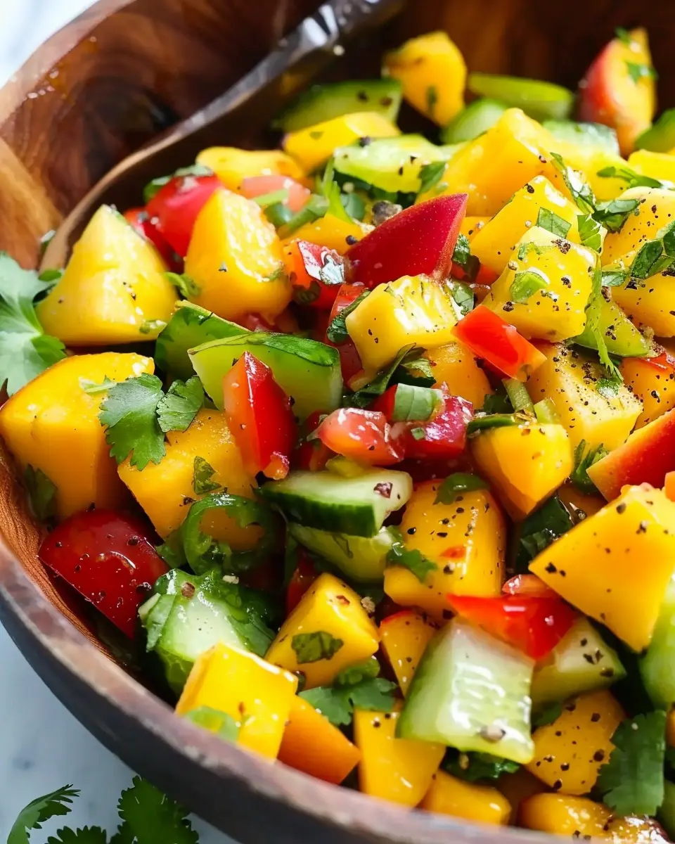 Healthy Mango Salad: A Juicy Twist on Your Summer Favorites