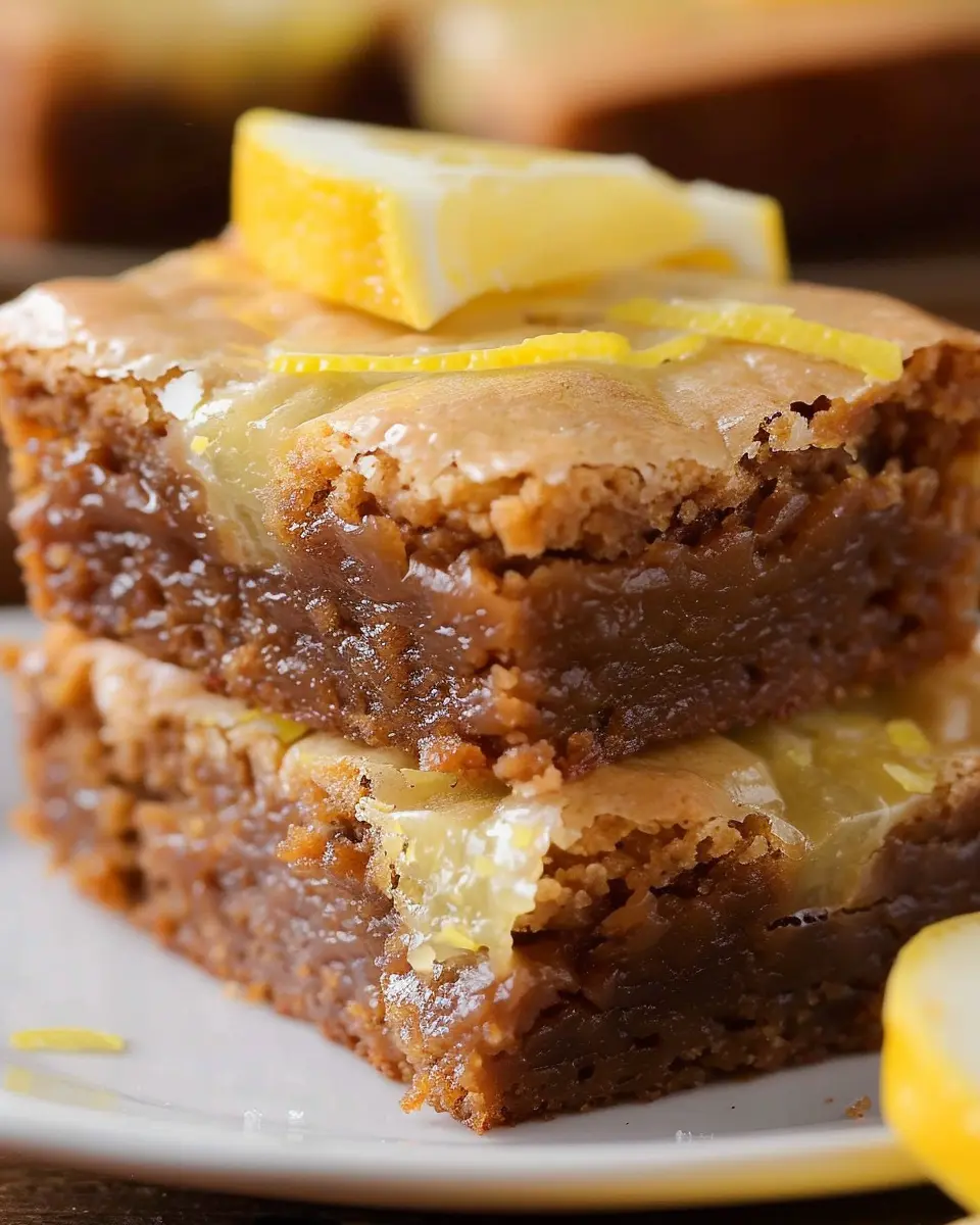 Easy Lemon Brownies Recipe: Indulgent Treat for Homemade Happiness