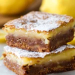Easy Lemon Brownies Recipe