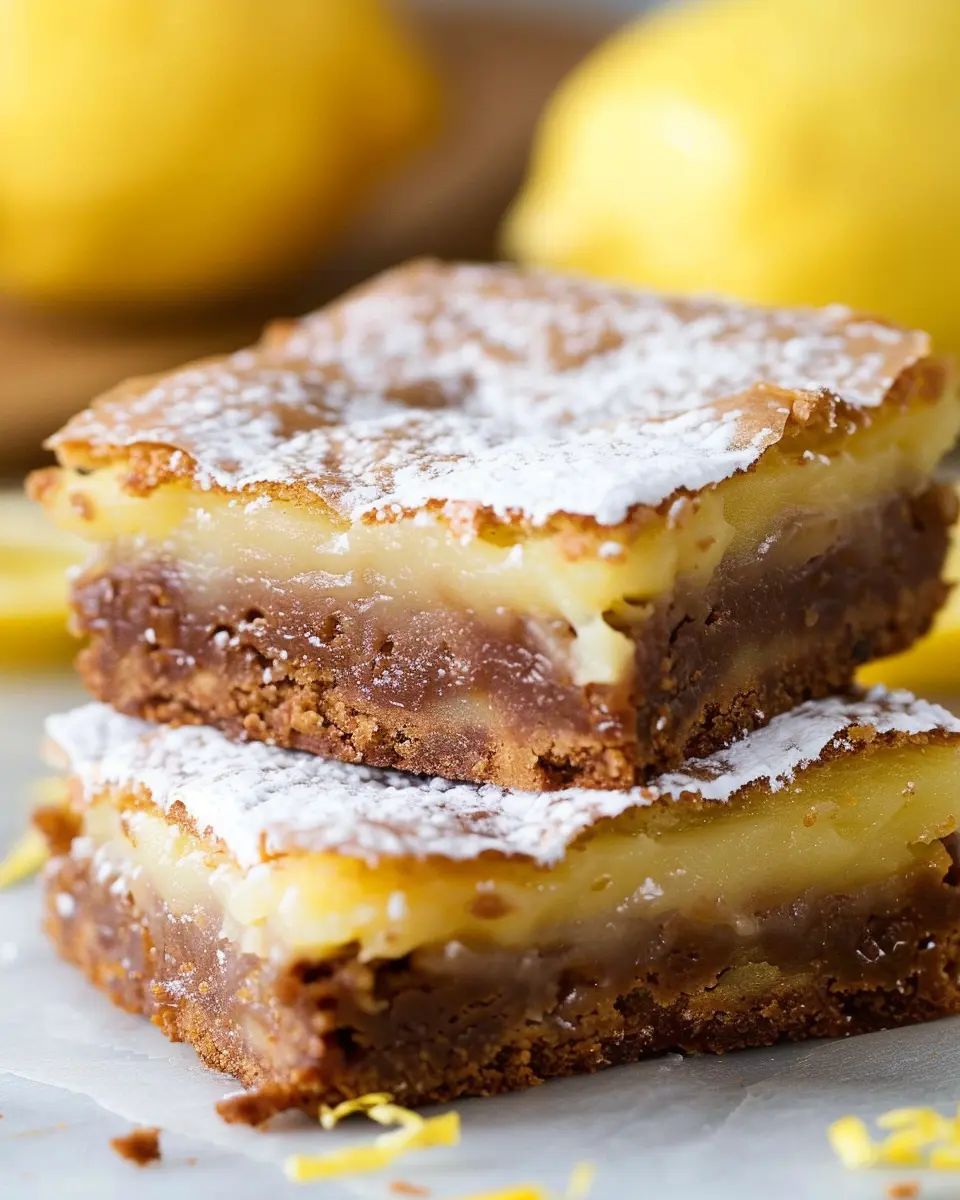 Easy Lemon Brownies Recipe: Indulge in a Zesty Treat at Home