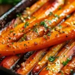 Maple Dijon Roasted Carrots