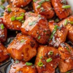 Honey Garlic Salmon Bites