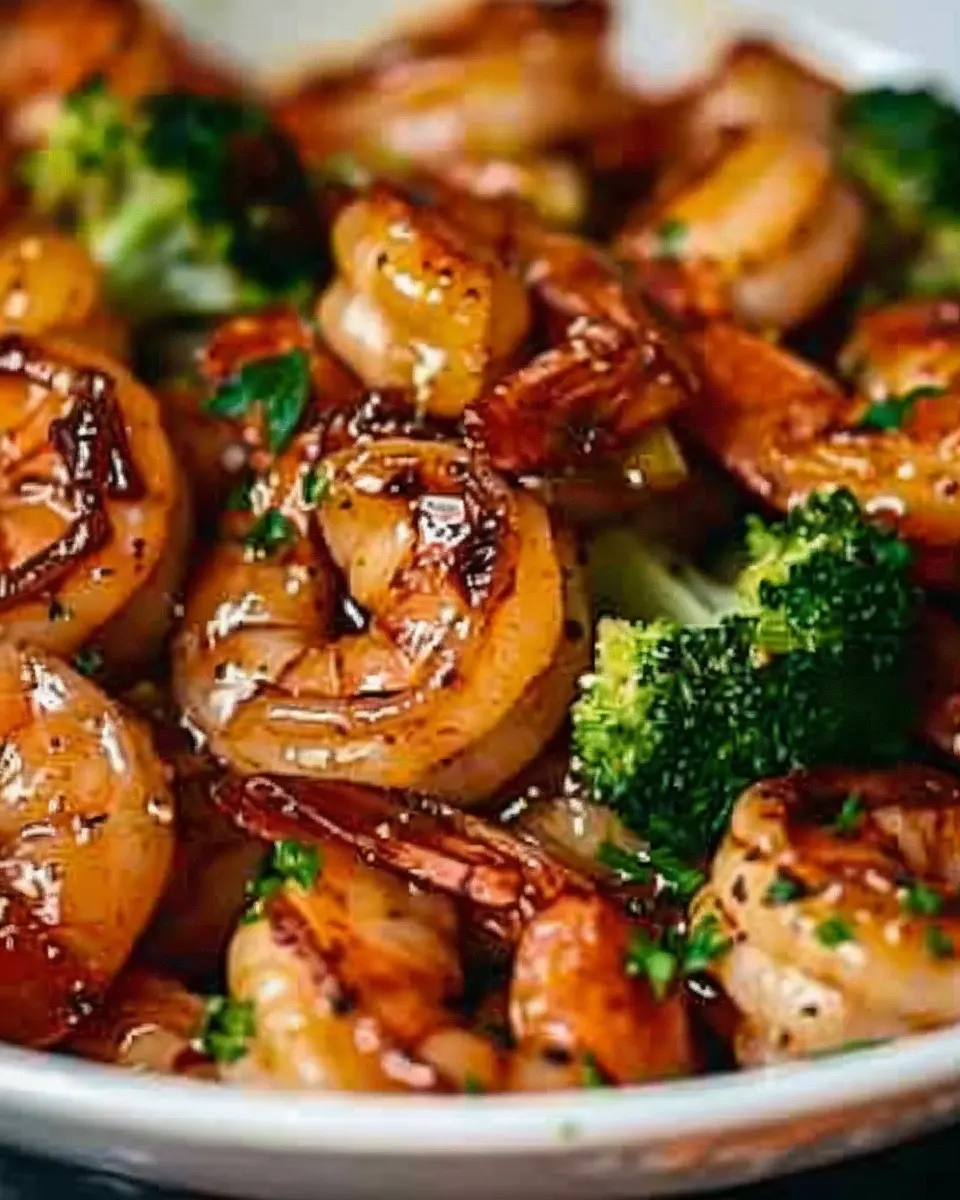 High-Protein Honey Garlic Shrimp with Turkey Bacon Delight