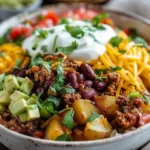 Loaded Potato Taco Bowl