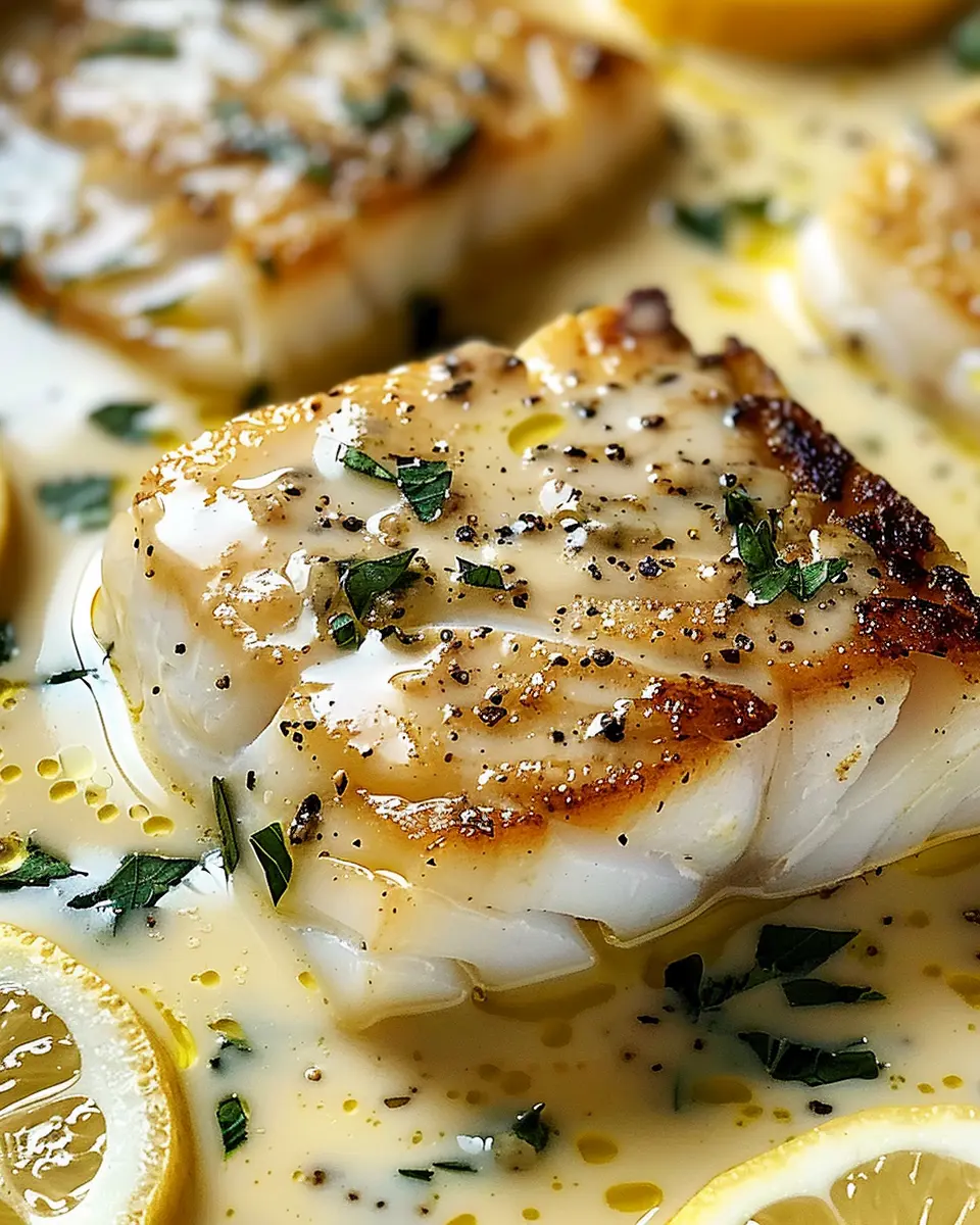 Baked Cod in Coconut Lemon Cream Sauce: A Refreshingly Easy Delight