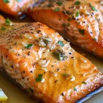 Garlic Butter Honey Baked Salmon